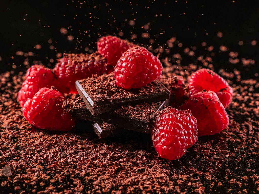 chocolat noir et framboise